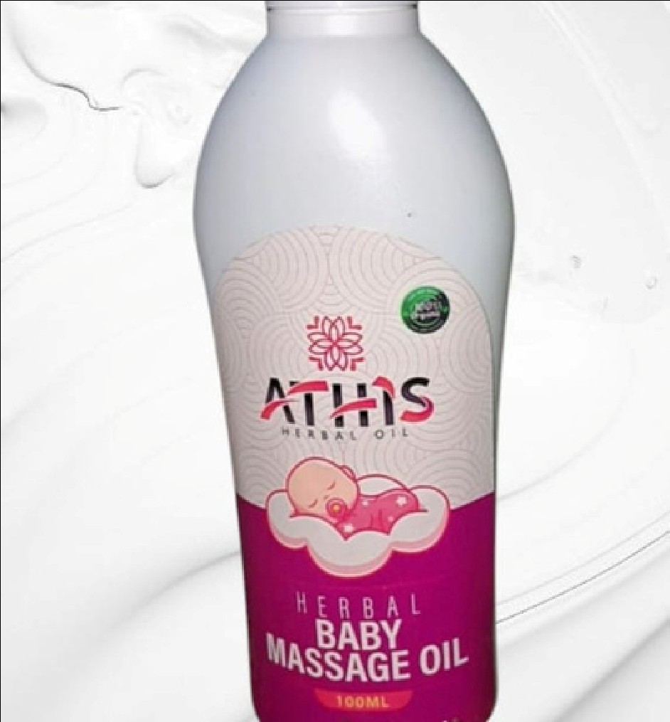 Athi's Herbals baby massage oil