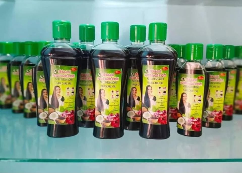 Oil bottles lineup