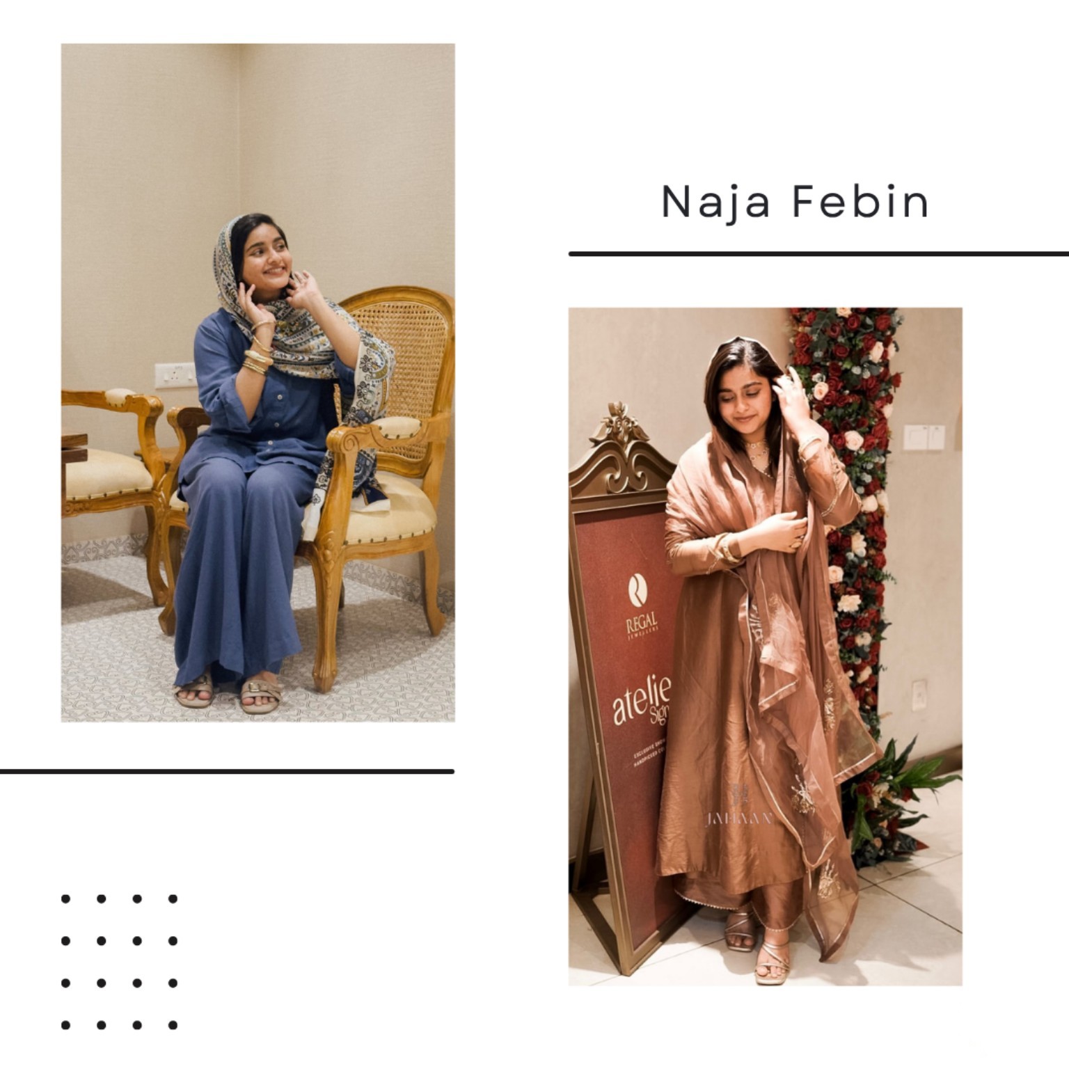 Naja Febin - fashion stylist in Kerala, Women In Business feature