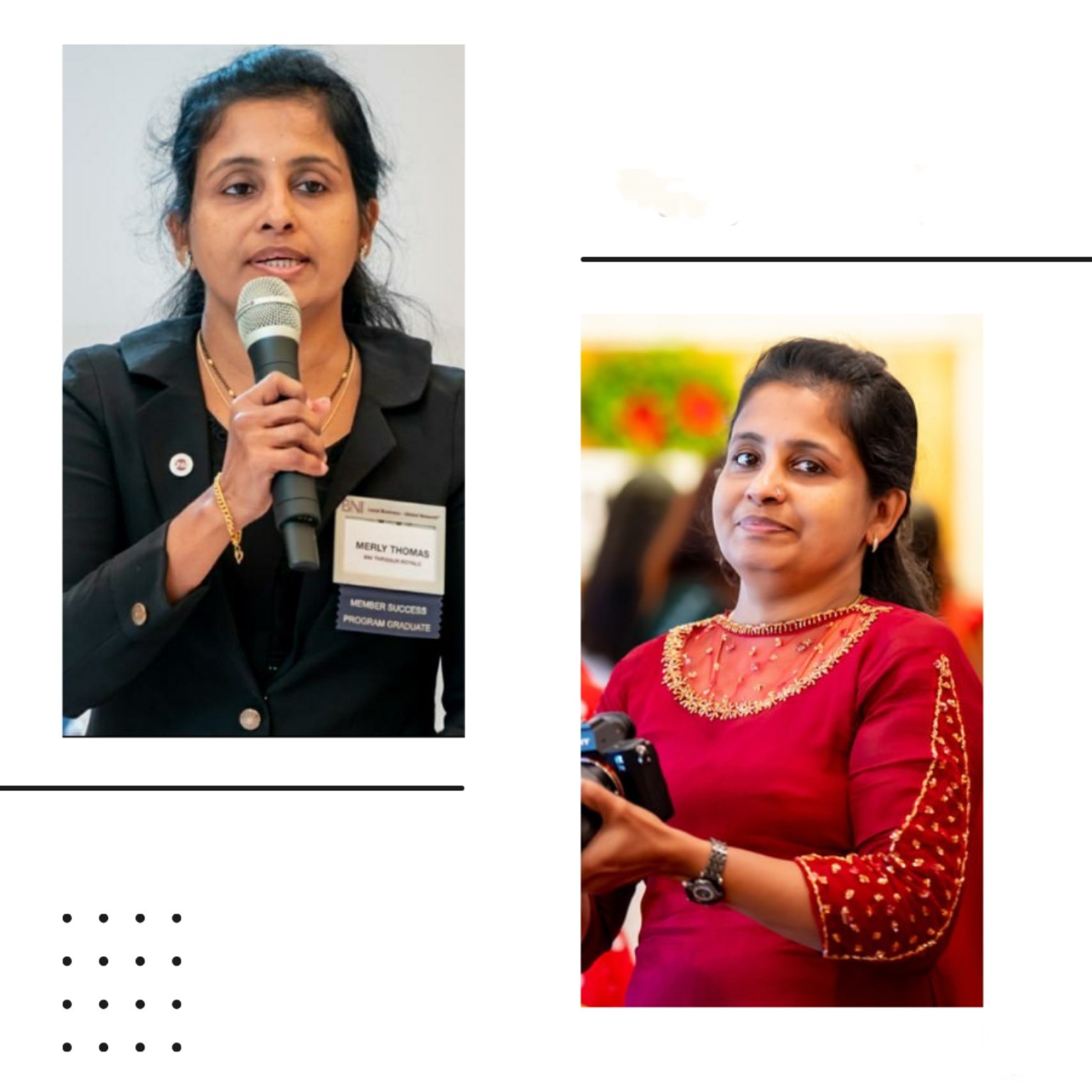 Merly Thomas - female photographer in Kerala, Women In Business feature