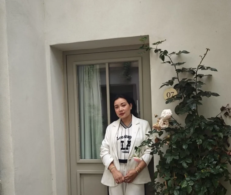 Bijiyashanti Tongbram, founder of Sanajing Sana Thambal, one of the women entrepreneurs from Manipur